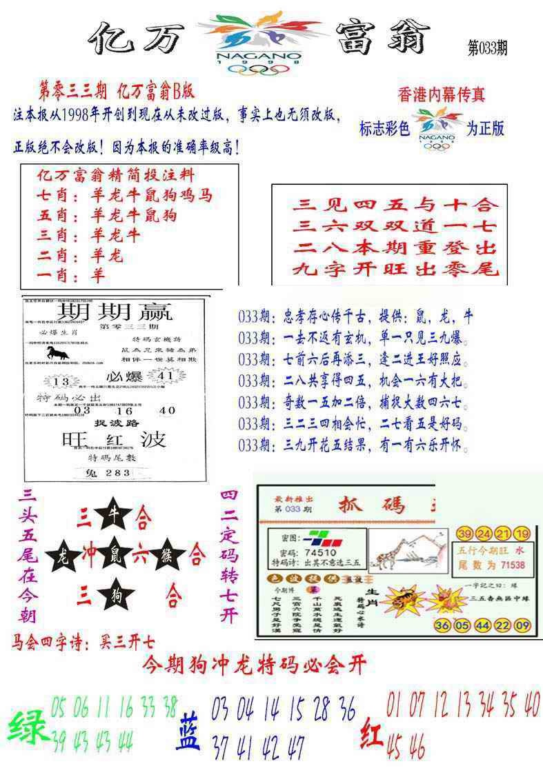 033期亿万富翁B[图]