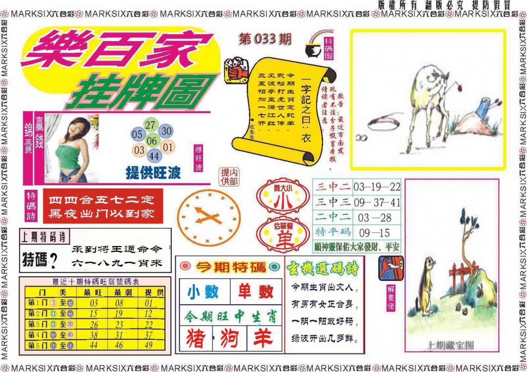 033期乐百家挂牌图记录[图]